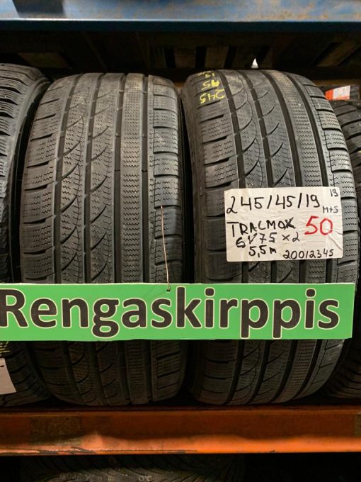 245/45R19 Tracmax kitka 5,5mm DOT19 6V75