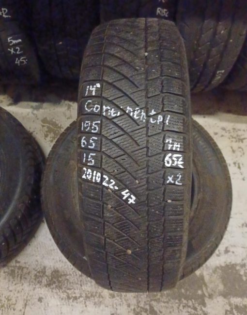 195/65R15 Continental 7mm kitka/ 2V35