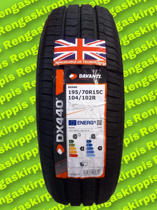 195/70R15C Davanti Dx440 104/102R  C,C 72dB/ kesä