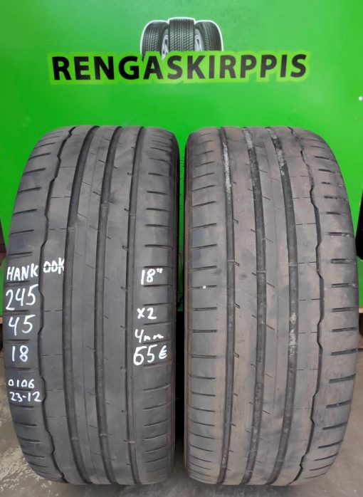 245/45R18 Hankook kesä 4mm / 5P14