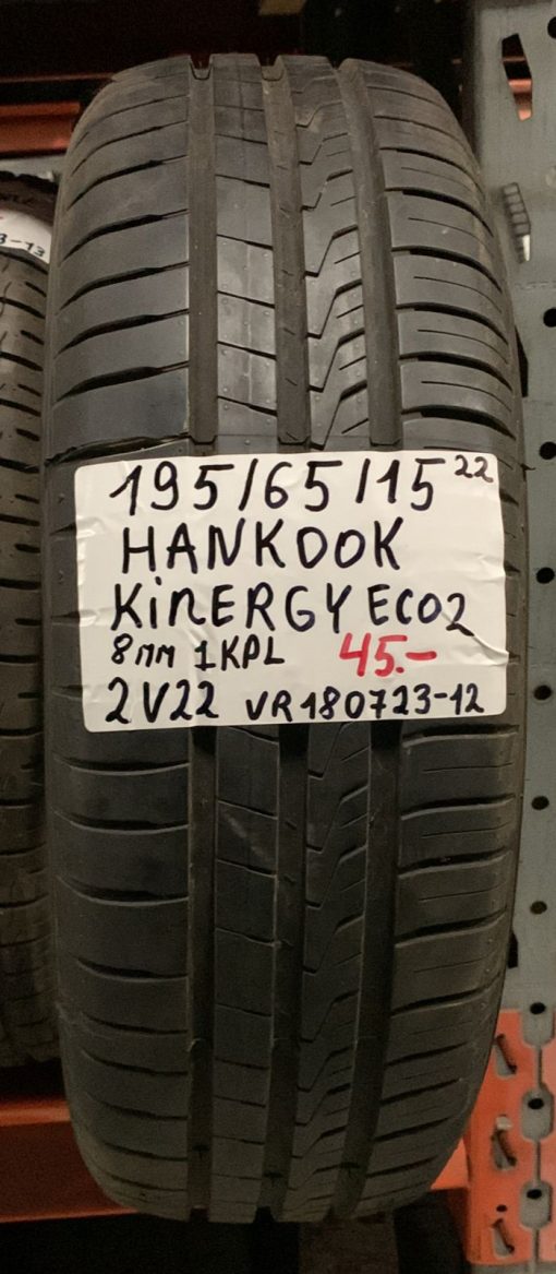 195/65R15 Hankook Kinergy Eco2 kesä 8mm / 2V22