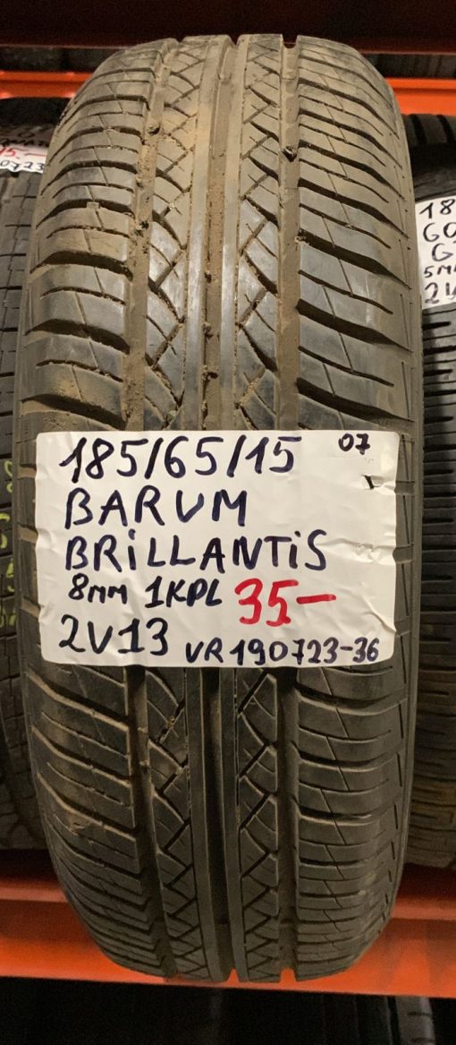 185/65R15 Barum Brillantis kesä 8mm / 2V13
