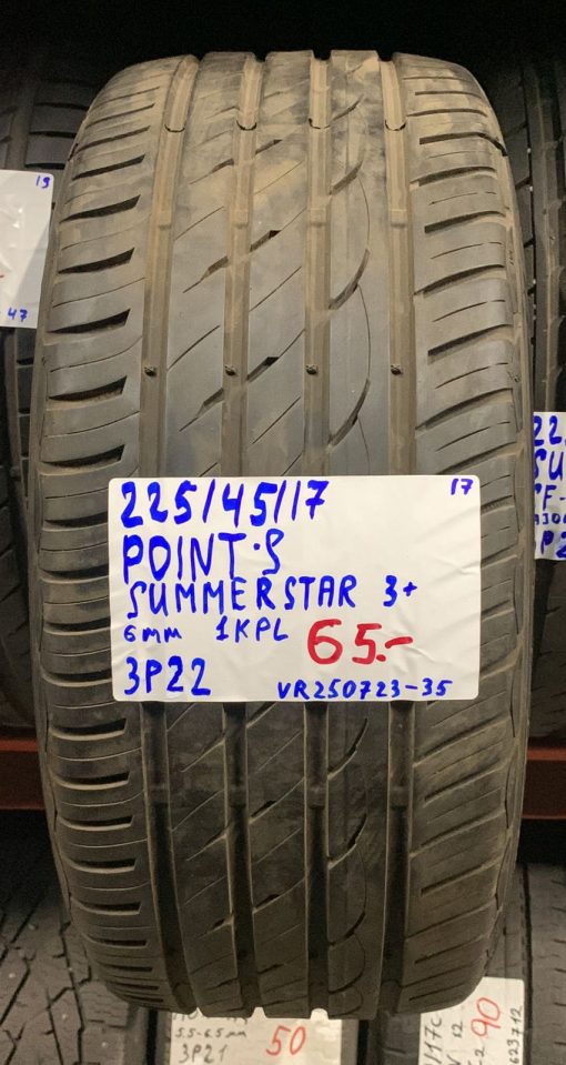 225/45R17 PointS Summerstar 3+ kesä 6mm / 3P22
