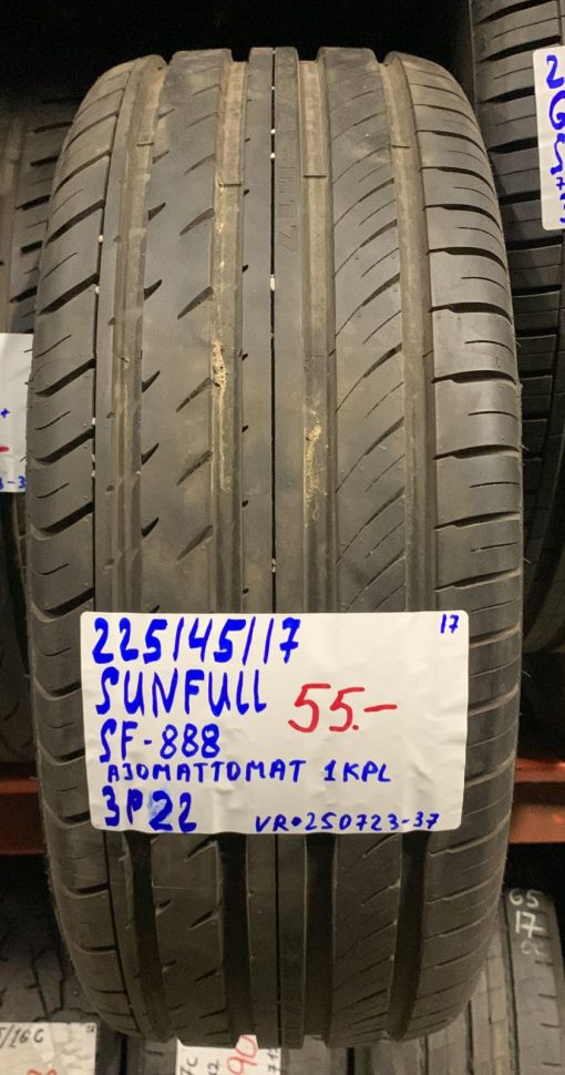 225/45R17 Sunfull SF888 kesä ajamattomat / 7V