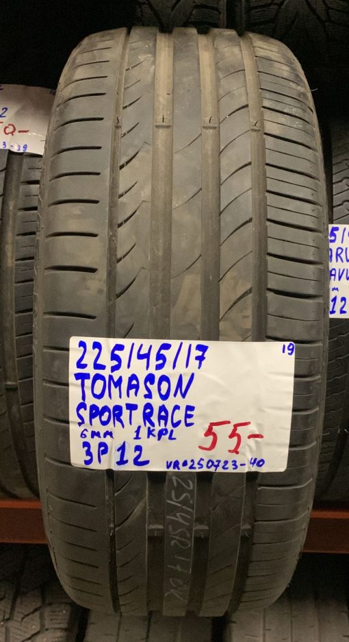 225/45R17 Tomason Sportrace kesä 6mm / 3P12