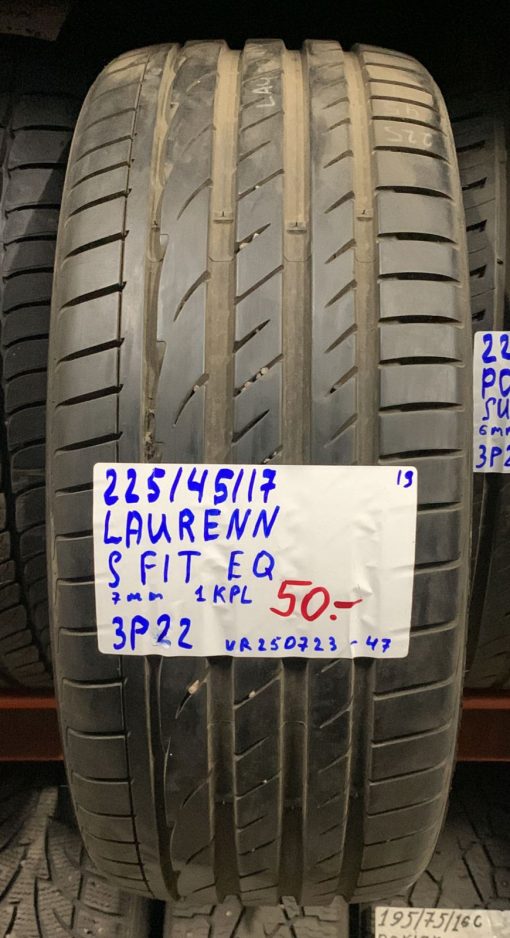 225/45R17 Laufenn S Fit EQ kesä 7mm / 7V
