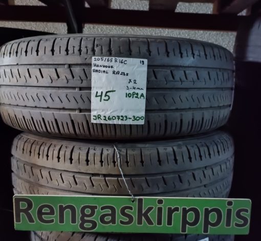 205/65R16c Hankook Radial RA28E kesä 3-4mm