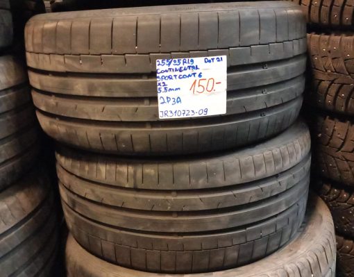255/35R19 Continental SportContact 6 kesä 5mm / 2P3A