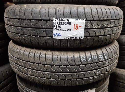 175/80R14 Firestone F-580 kesä 5,5-6,5mm
