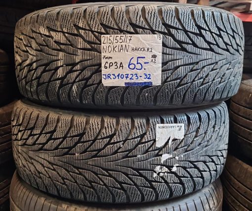 215/55R17 Nokian HKPL R2 kitka 7mm