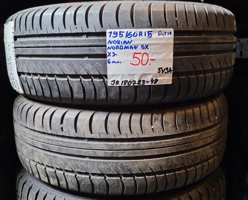 195/60R15 Nokian Nordman SX kesä 6mm