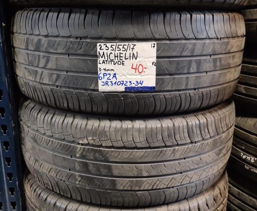 235/55R17 Michelin Latitude kesä 3-4mm