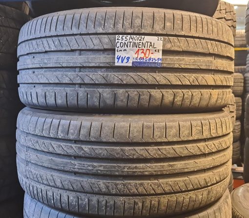 255/40R21 Continental kesä 6mm / 4V3