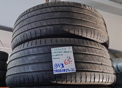 235/60R18 Michelin Latitude Sport 3 kesä 4mm / 9V3
