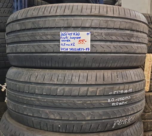 265/45R20 Pirelli Scorpion Verde kesä 4,5mm / 7V3A