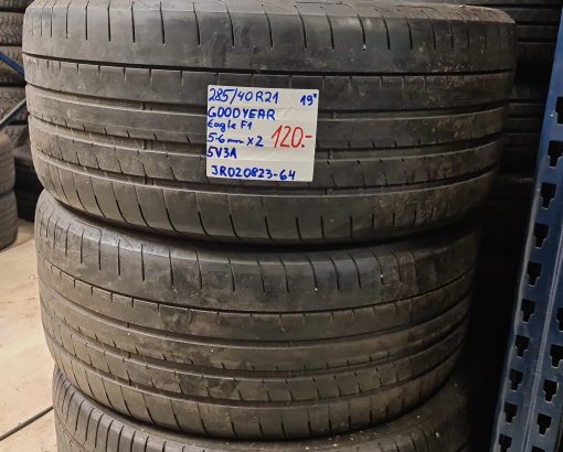 285/40R21 Goodyear Eagle F1 kesä 5mm / 5V3A