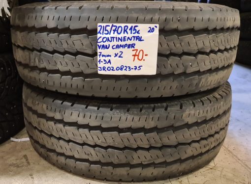 215/70R15c Continental Van Camper kesä 7mm / 1-3A