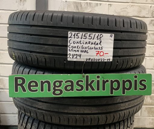 215/55R17 Continental ContiEcoContact 5 kesä 5,5mm / 2V24
