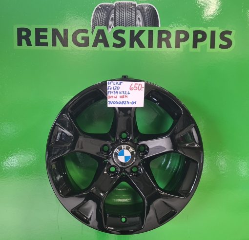 17" 5x120 ET34 K72,6 17"x7,5 BMW Oem