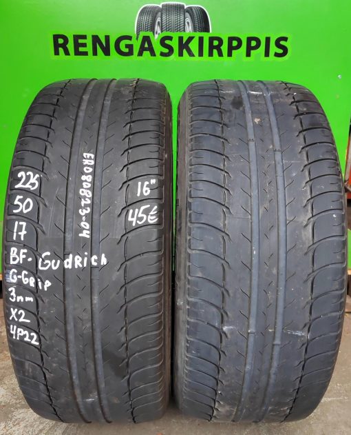 225/50R17 BFGoodrich G-Grip kesä 3mm / 4P22