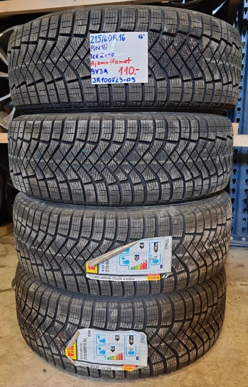 215/60R16 Pirelli Ice Zero kitka ajamattomat / 9V3A