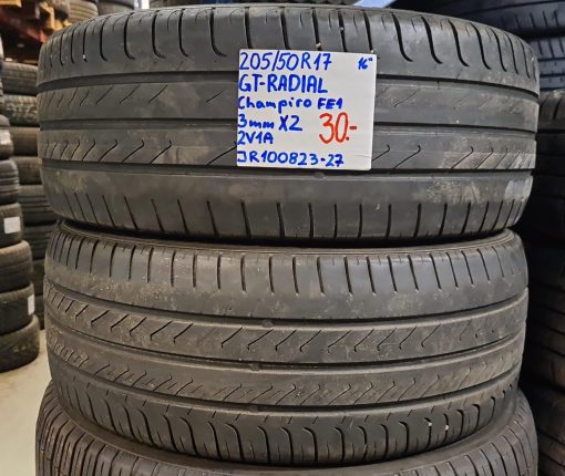 205/50R17 GTRadial Champiro FE1 kesä 3mm / 4P45