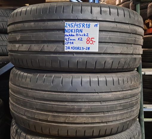 245/45R18 Nokian Hakka Black 2 kesä 4-4,5mm / 5P12