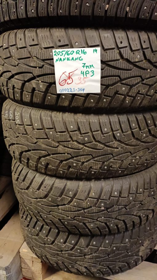205/60R16 Nankang nasta 7mm / 4P3