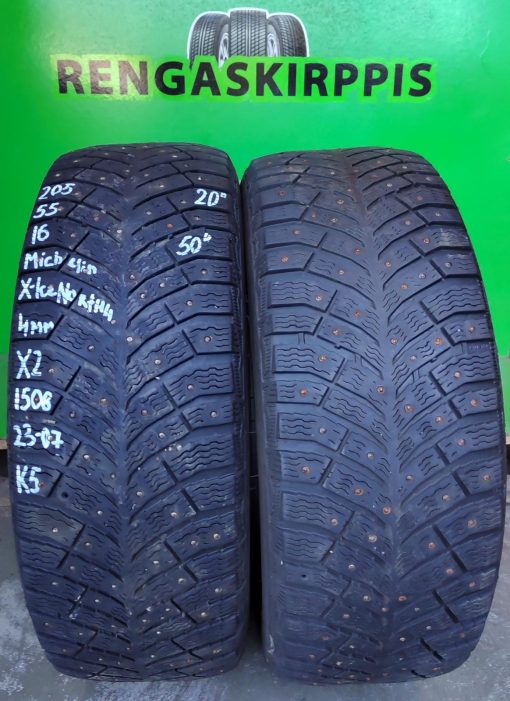 205/55R16 Michelin X-Ice North 4 nasta 4mm