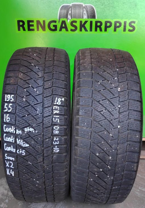 195/55R16 Continental ContiVikingContact 5 kitka 5mm / K4