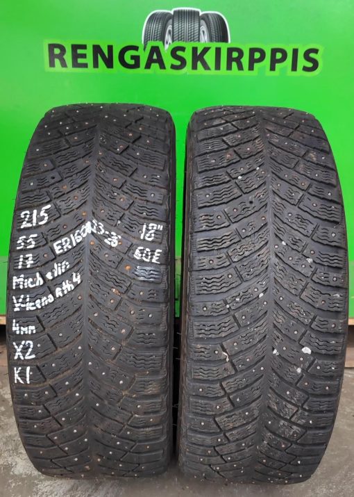 215/55R17 Michelin X-Ice North 4 nasta 4mm / K1