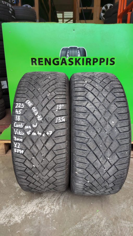 225/45R18 Continental VikingContact 7 kitka 7mm / 5P44