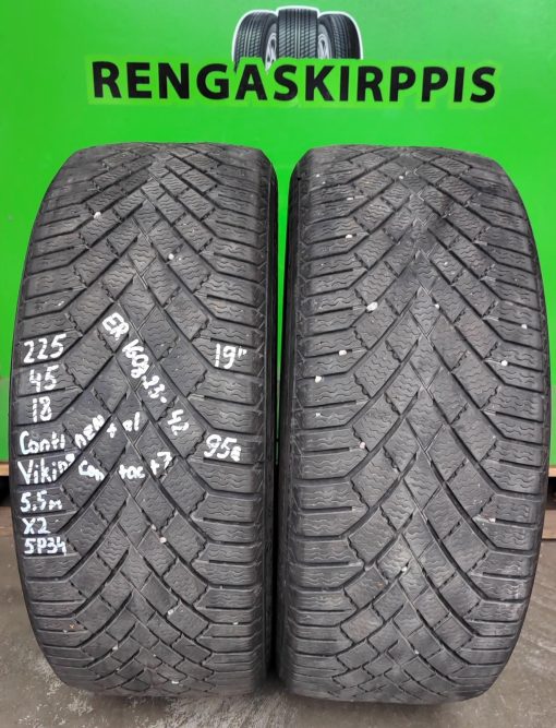 225/45R18 Continental VikingContact 7 kitka 5,5mm / 5P34