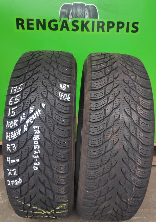 175/65R15 Nokian HKPL R3 kitka 4mm / K6