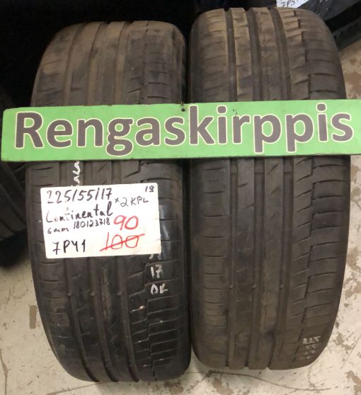 225/55R17 Continental kesä 6mm / 2V41