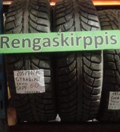 205/70R15 GTRadial nasta 7,5mm / 6V74