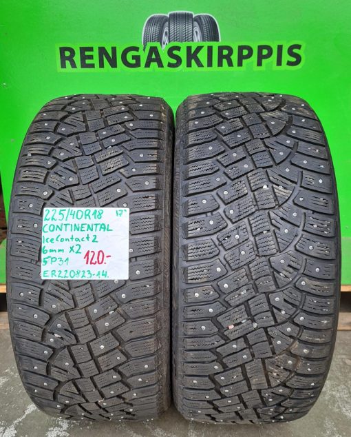 225/40R18 Continental IceContact 2 nasta 6mm / 5P31