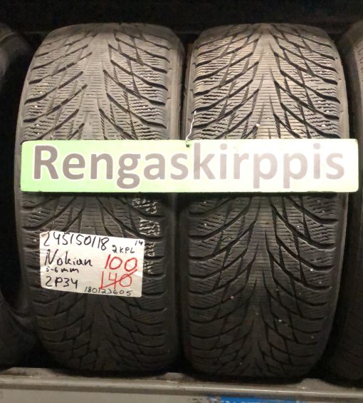 245/50R18 Nokian kitka 5-6mm / 2P34