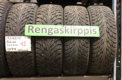 195/65R15 Nokian kitka 4,5-5,5mm / 2V74