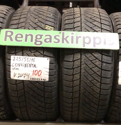 225/55R16 Continental kitka 7,5mm / 2V74