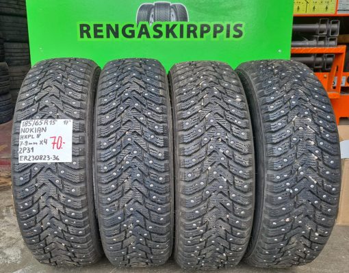 185/65R15 Nokian HKPL 8 nasta 7-9mm / 2P31