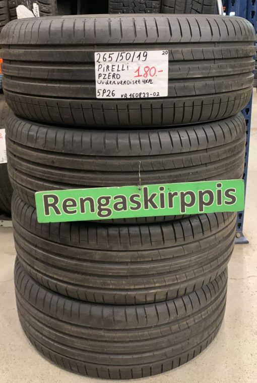 265/50R19 Pirelli PZero kesä uudenveroiset / 5P26