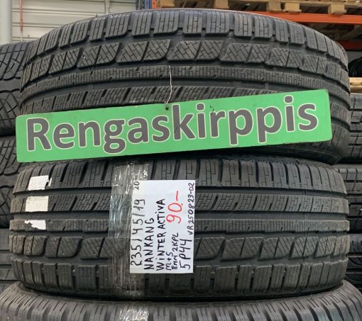 235/45R19 Nankang Winter Activa kitka M+S 8mm / 5P44
