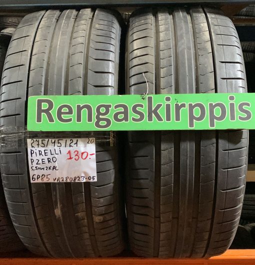 275/45R21 Pirelli PZero kesä 5,5mm / 6P85