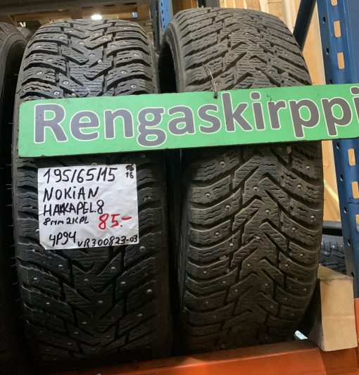 195/65R15 Nokian HKPL 8 nasta 8mm / 4P94