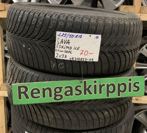 225/50R17 Sava Eskimo Ice kitka 5,5mm / 2V37