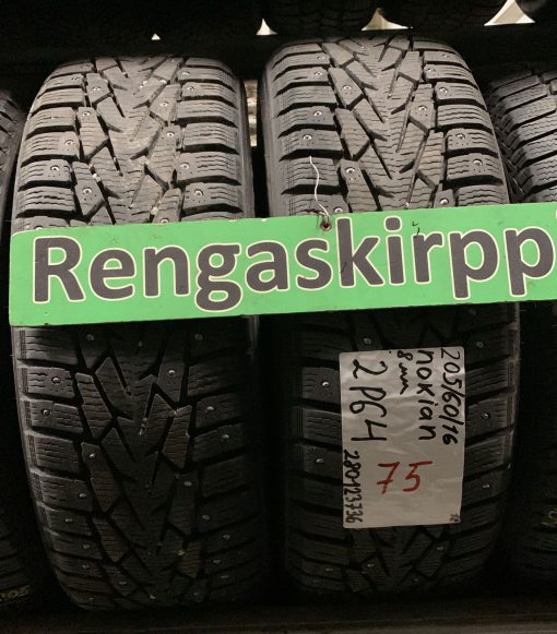 205/60R16 Nokian nasta 8mm / 2P64