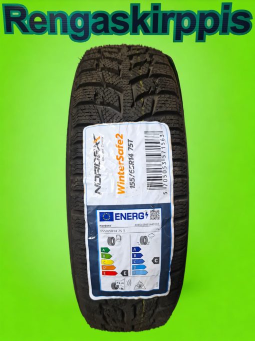 155/65R14 Nordexx WinterSafe 2 75T E E 71dB/ kitka