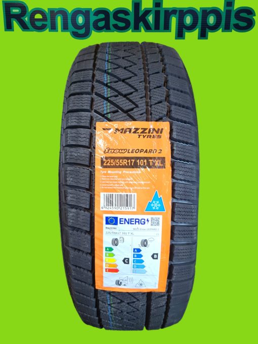 225/55R17 Mazzini SnowLeopard 2  101T  C,B 72dB /kitka