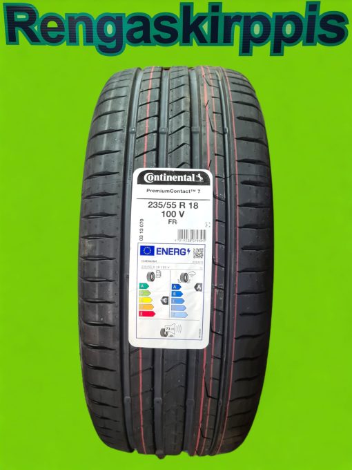 235/55R18 Continental PremiumContact 7 100V C,A 71dB/kesä